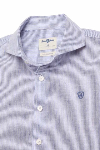 Linnen Overhemd - Hemelsblauw