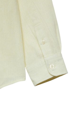 Linnen Overhemd - Geel