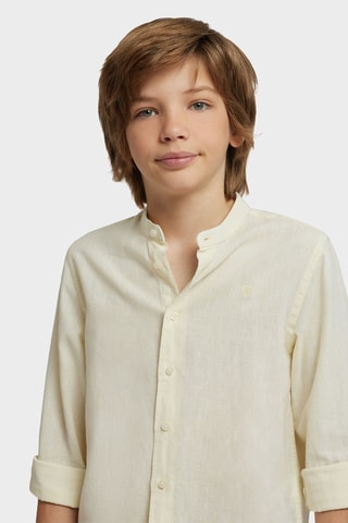 Linnen Overhemd - Geel