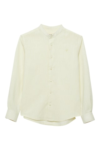 Linnen Overhemd - Geel