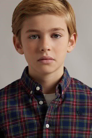 Overhemd Regular Fit - Marineblauw