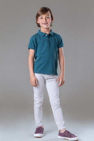 Polo - Petrolblauw