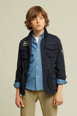 Safari-jasje - Marineblauw