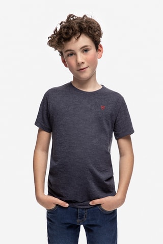 T-shirt - Gemêleerd Marineblauw