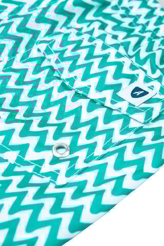 Zwemshort - Turquoise en Wit