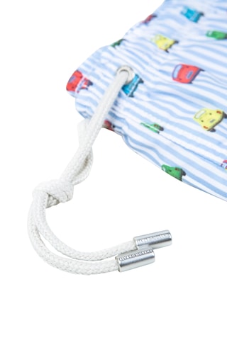 Zwemshort - Hemelsblauw en Wit