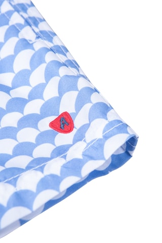 Zwemshort - Hemelsblauw en Wit