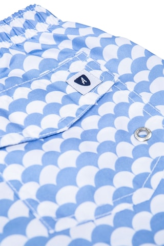 Zwemshort - Hemelsblauw en Wit