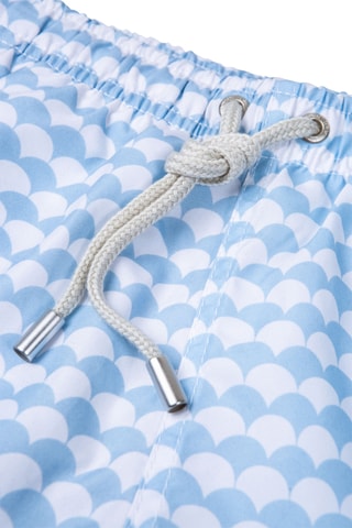 Zwemshort - Hemelsblauw en Wit