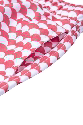 Zwemshort - Koraalrood en Wit