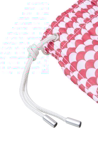 Zwemshort - Koraalrood en Wit