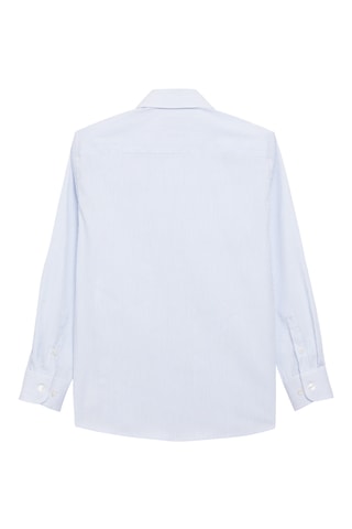 Overhemd Slim Fit - Hemelsblauw en Wit