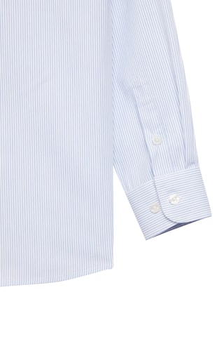 Overhemd Slim Fit - Hemelsblauw en Wit