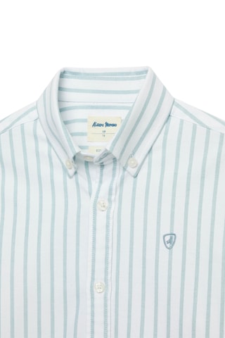 Biologisch Katoenen Overhemd - Zeegroen