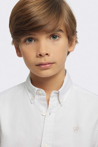 Biologisch Katoenen Overhemd - Beige