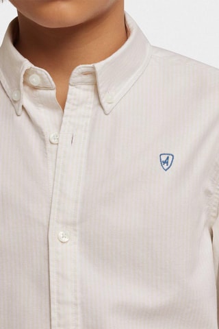 Biologisch Katoenen Overhemd - Ecru en Geel