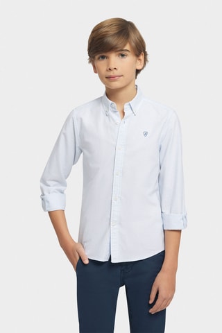 Biologisch Katoenen Overhemd - Hemelsblauw