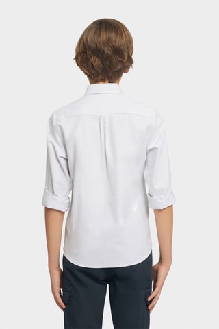 Biologisch Katoenen Overhemd - Lichtgrijs