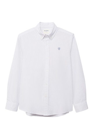 Biologisch Katoenen Overhemd - Lichtgrijs