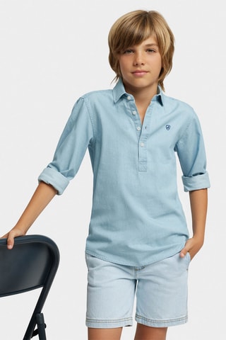 Jeansoverhemd - Lichtblauw