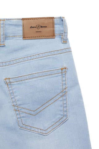 Jeansbermuda - Hemelsblauw