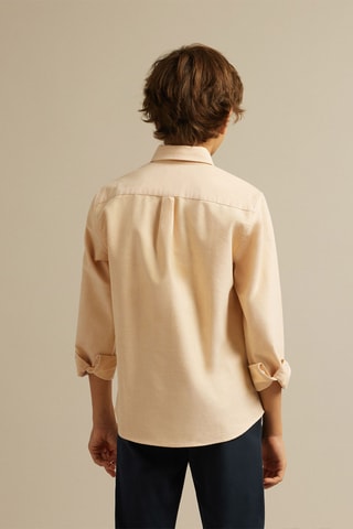 Biologisch Katoenen Overhemd - Geel