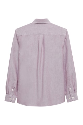 Biologisch Katoenen Overhemd - Bordeauxrood