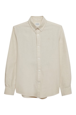 Biologisch Katoenen Overhemd - Beige