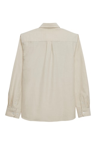 Biologisch Katoenen Overhemd - Beige