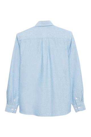 Biologisch Katoenen Overhemd - Hemelsblauw