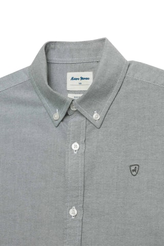 Biologisch Katoenen Overhemd - Zeegroen