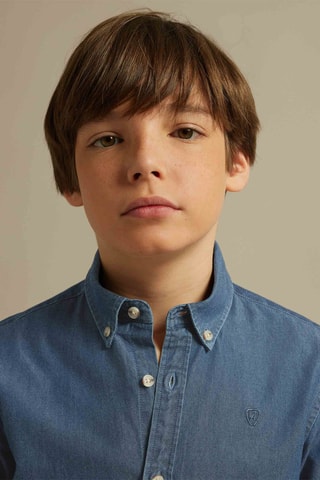 Jeansoverhemd - Marineblauw