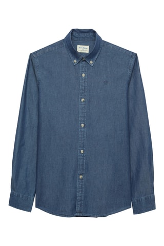 Jeansoverhemd - Marineblauw