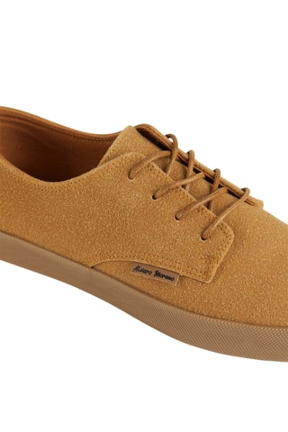 Nubuck Sneakers - Camel