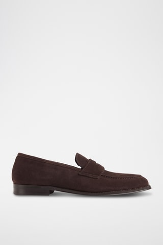 Nubuck Mocassins - Donkerbruin