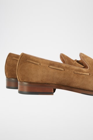 Nubuck Mocassins - Beige