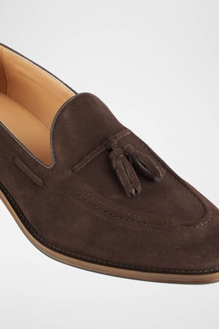 Nubuck Mocassins - Donkerbruin