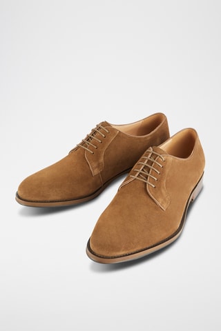 Nubuck Derby's - Beige