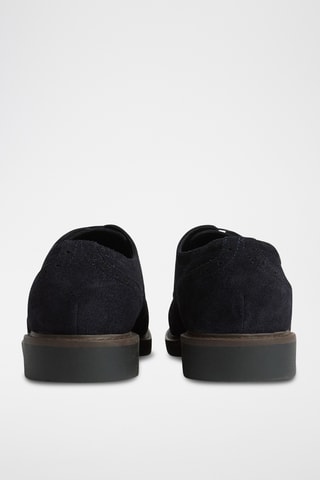 Nubuck Derby's - Marineblauw