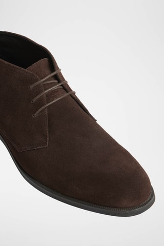 Nubuck Boots - Donkerbruin