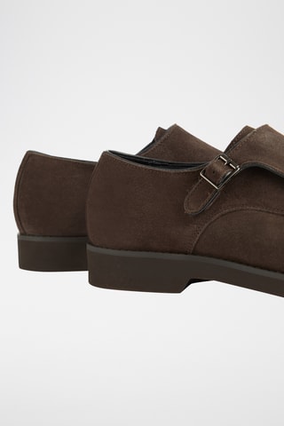 Nubuck Derby’s met Gespen - Bruin