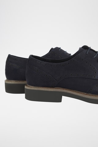 Nubuck Derby's - Marineblauw