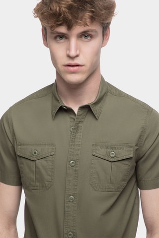 Overhemd Regular Fit - Kaki