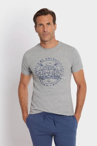 Pyjama - Grijs en Marineblauw