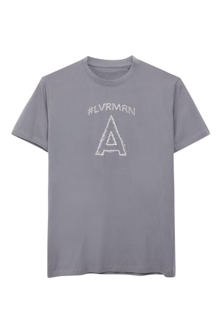 T-shirt Regular Fit - Lichtblauw