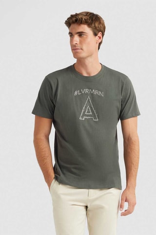 T-shirt Regular Fit - Kaki