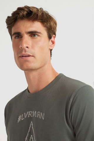 T-shirt Regular Fit - Kaki