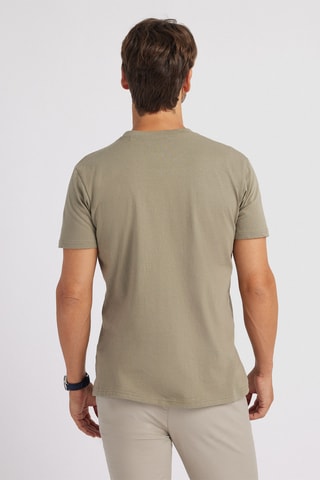 T-shirt Regular Fit - Olijfgroen