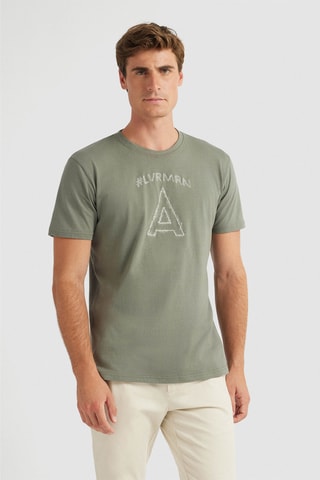 T-shirt Regular Fit - Kaki