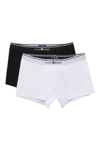 2 Boxers - Zwart en Wit